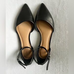 Crown Vintage Leather Pointed Toe Flats